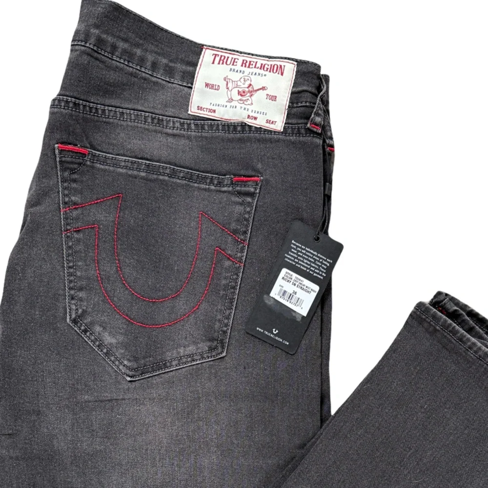 True Religion Men's Ricky Relaxed Straight Jean NWT Size 36
